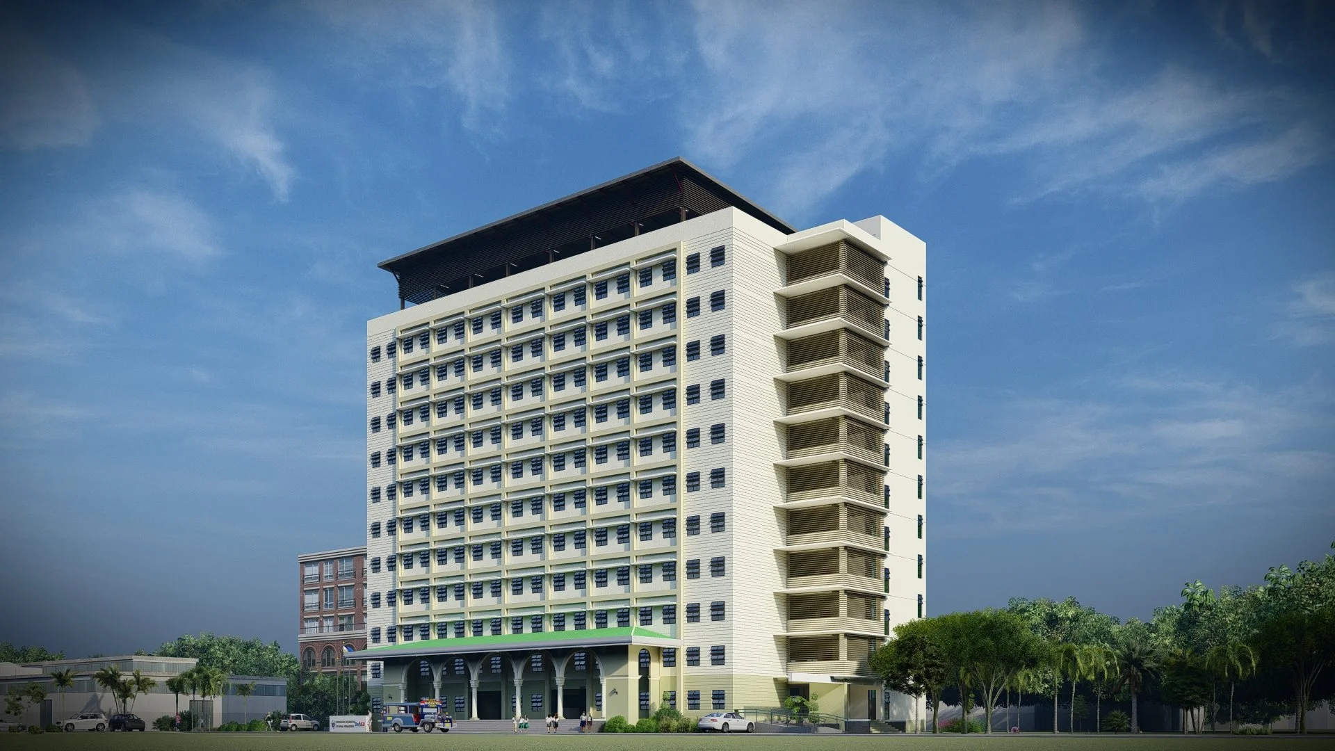 DepEd Mid-Rise School Building, educational architecture project by MPAAI