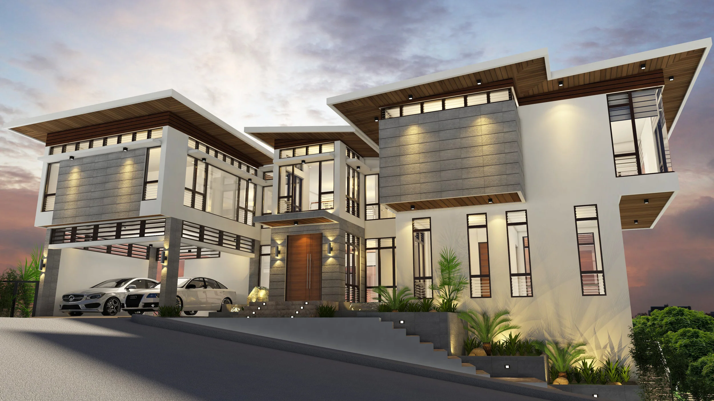 Three Unit Residence, residential architecture project by MPAAI