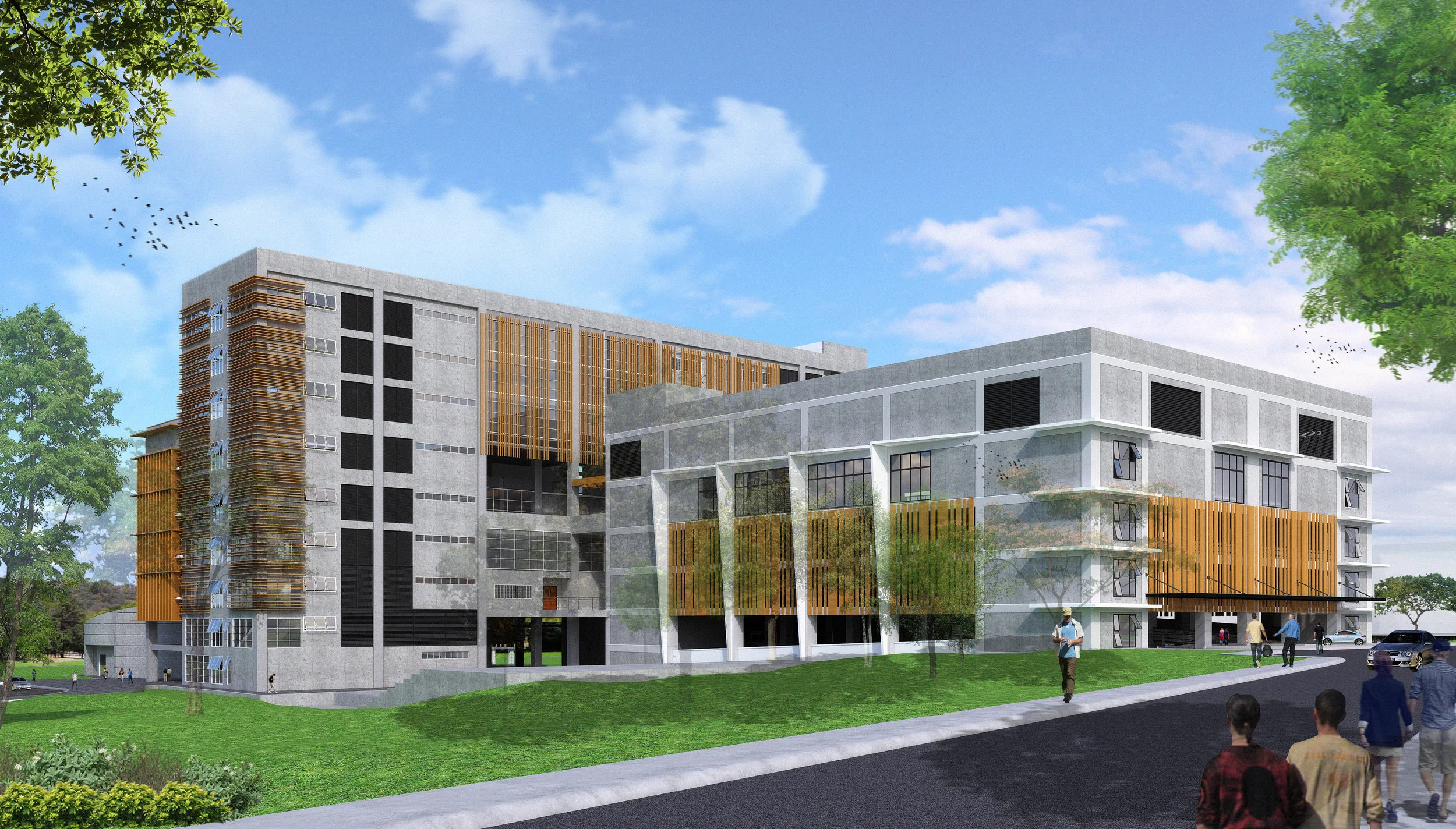 University of the Philippines Diliman Faculty Commons, educational architecture project by MPAAI