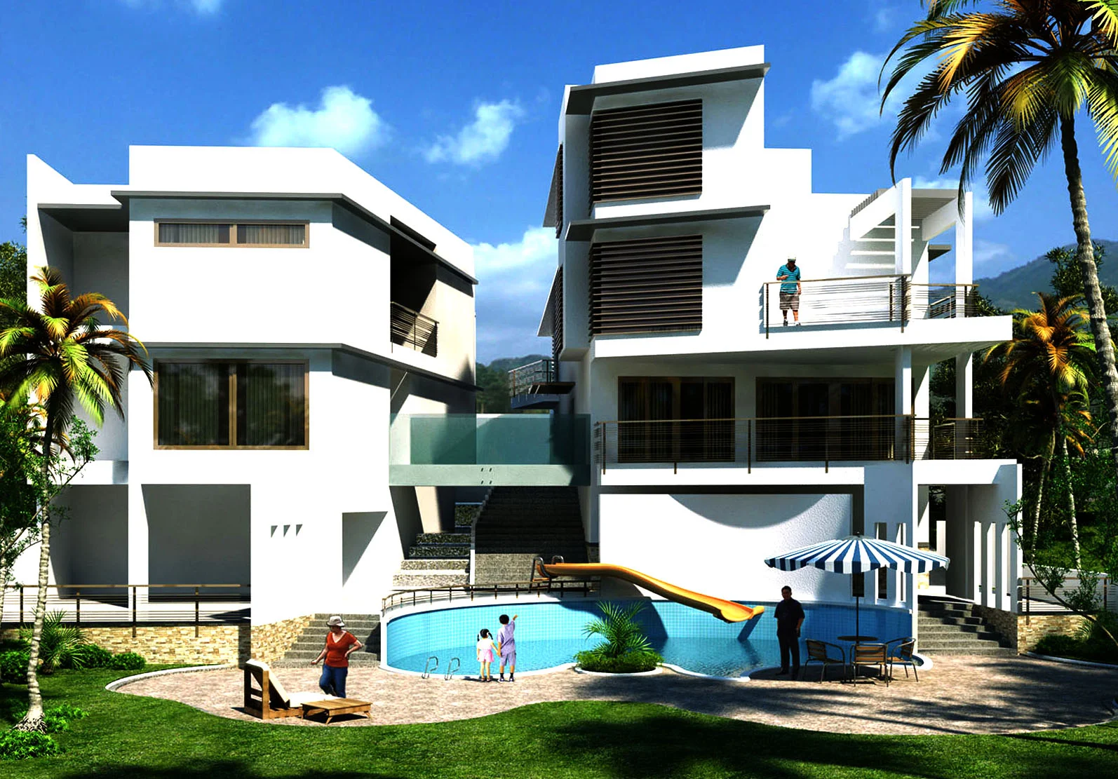 JCP GEO-EX Services Office & Residence, commercial architecture project by MPAAI