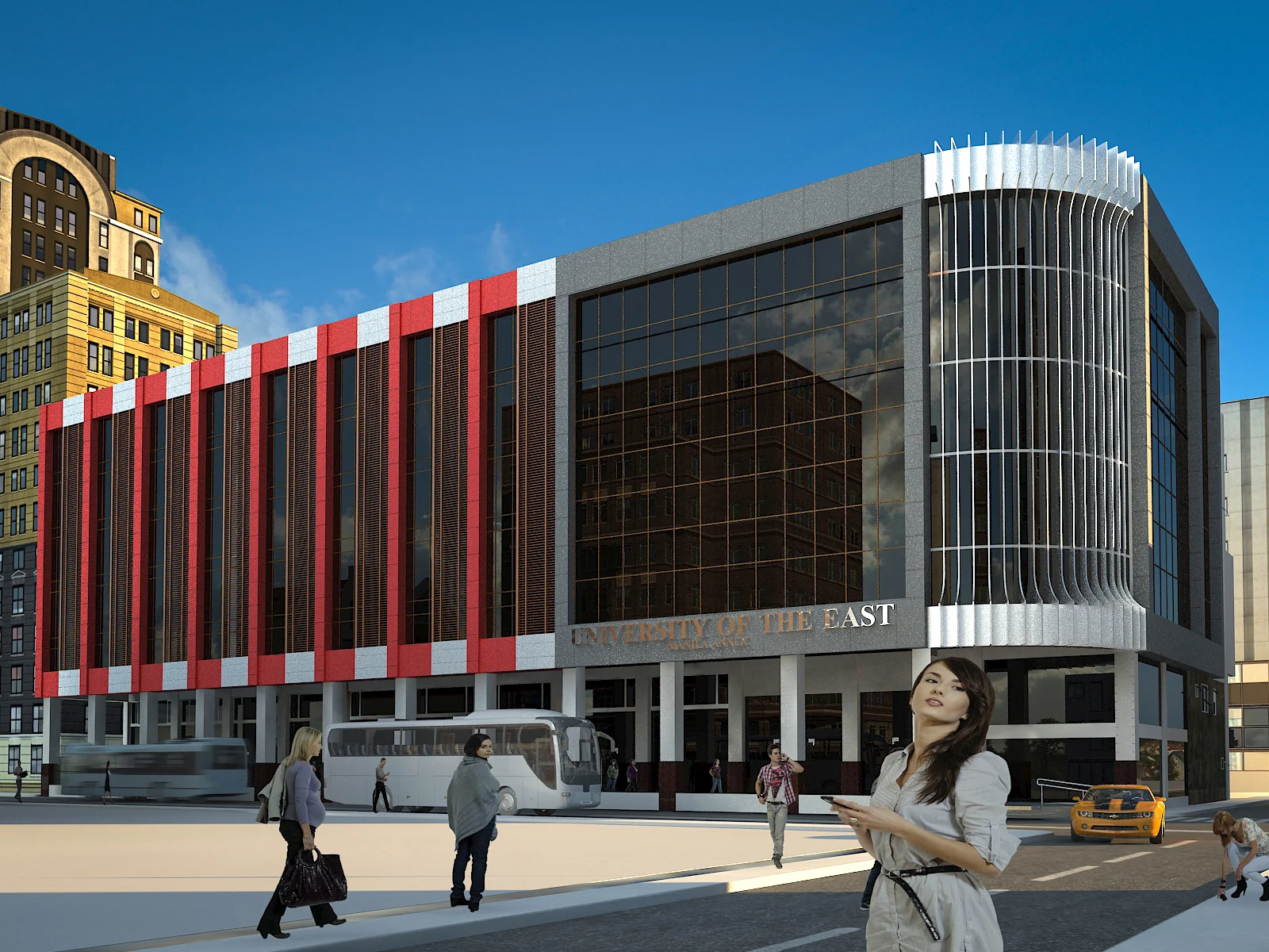 UE Manila Annex Building College & Graduate School of Dentistry, educational architecture project by MPAAI