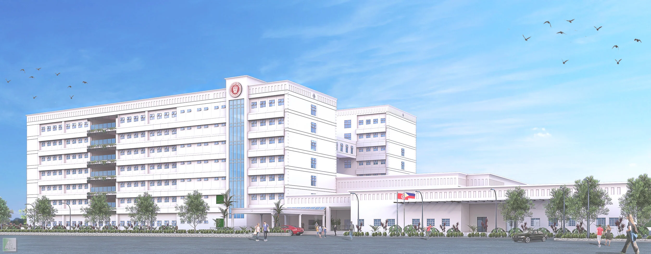 Elementary & High School Building University of the East Laguna Campus, educational architecture project by MPAAI