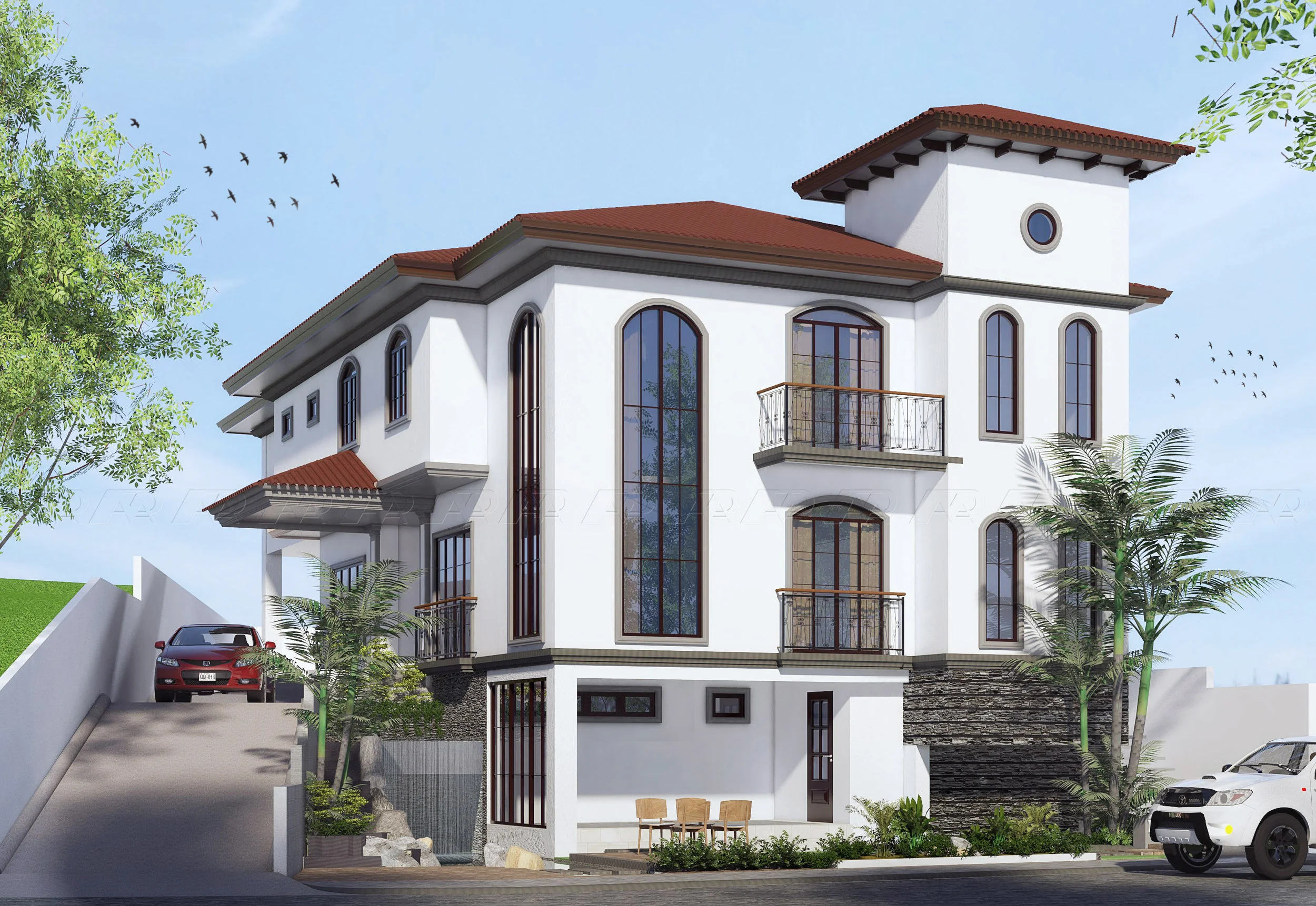 2-Storey 4-Bedroom Split Level Residence, residential architecture project by MPAAI